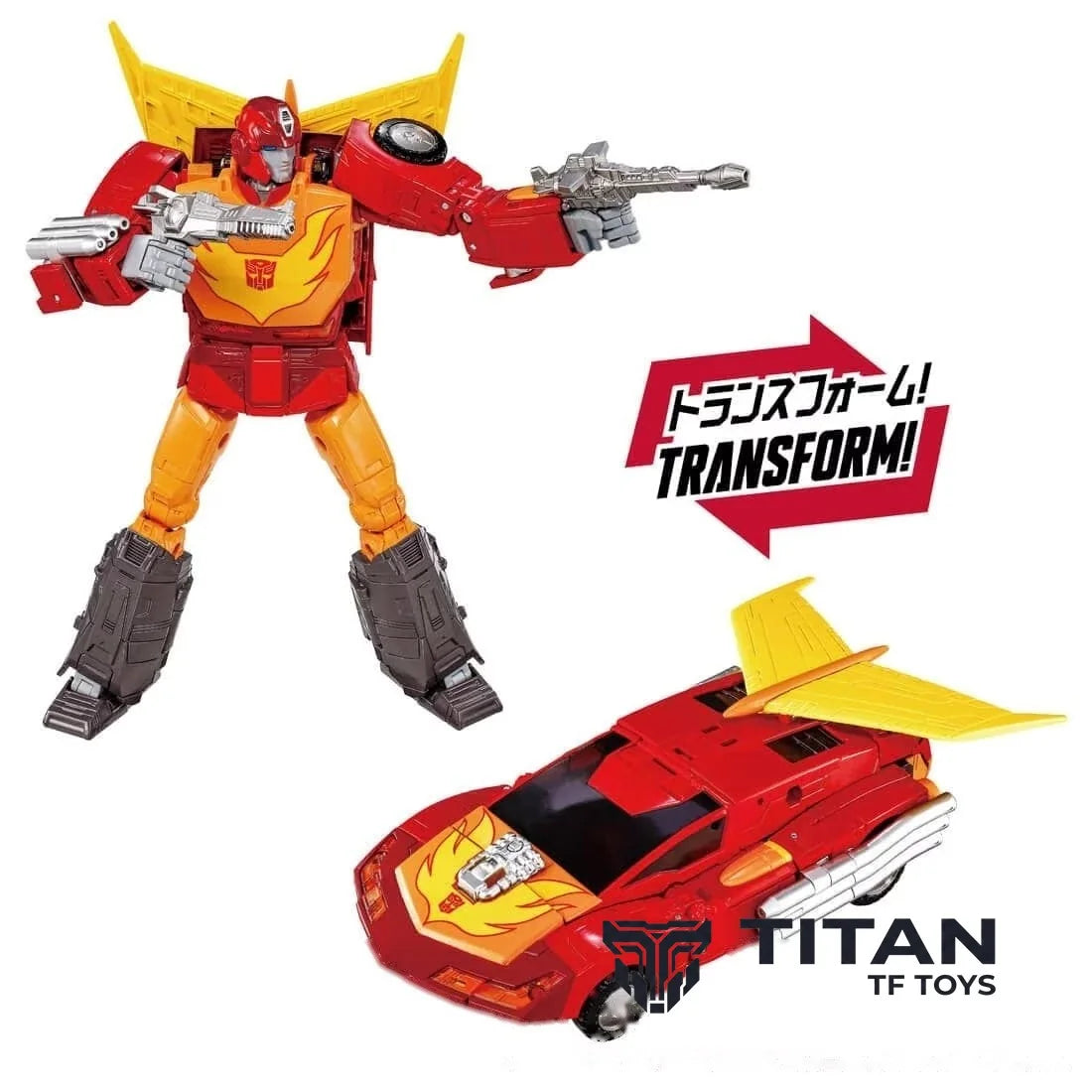 Takara Tomy Transformers MPG-20 Hot Rod Generation Style Action Figure - View 6