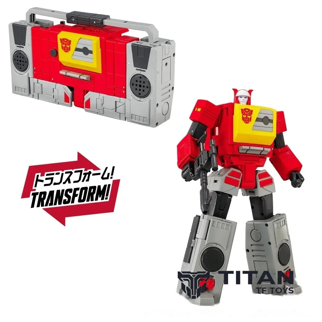 Takara Tomy Transformers MPG-25 Blaster & Steeljaw Action Figure [Pre-Order Deposit] - View 5