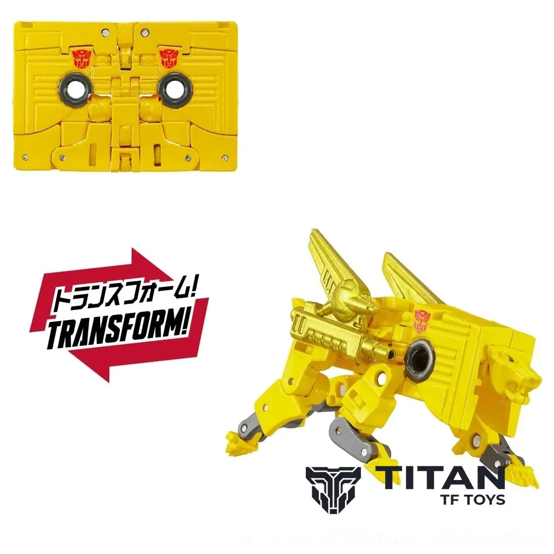 Takara Tomy Transformers MPG-25 Blaster & Steeljaw Action Figure [Pre-Order Deposit] - View 6
