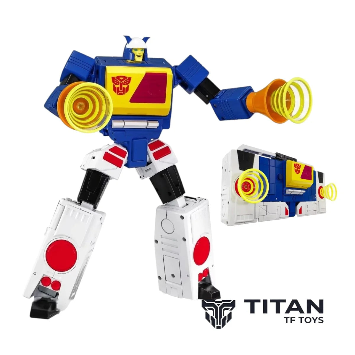 Takara Tomy Transformers MPG-27 Twincast & Rewind Action Figure [Pre-Order Deposit] - View 1