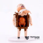 ToyWolf LDCH-01 Crazy Chicken Team Transforming Figure Set of 3 - Detailed View 3