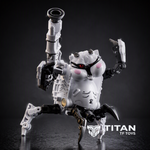 ToyWolf W-02 Dirty General Water Head Urinal Transforming Figure Original White - Detailed View 4