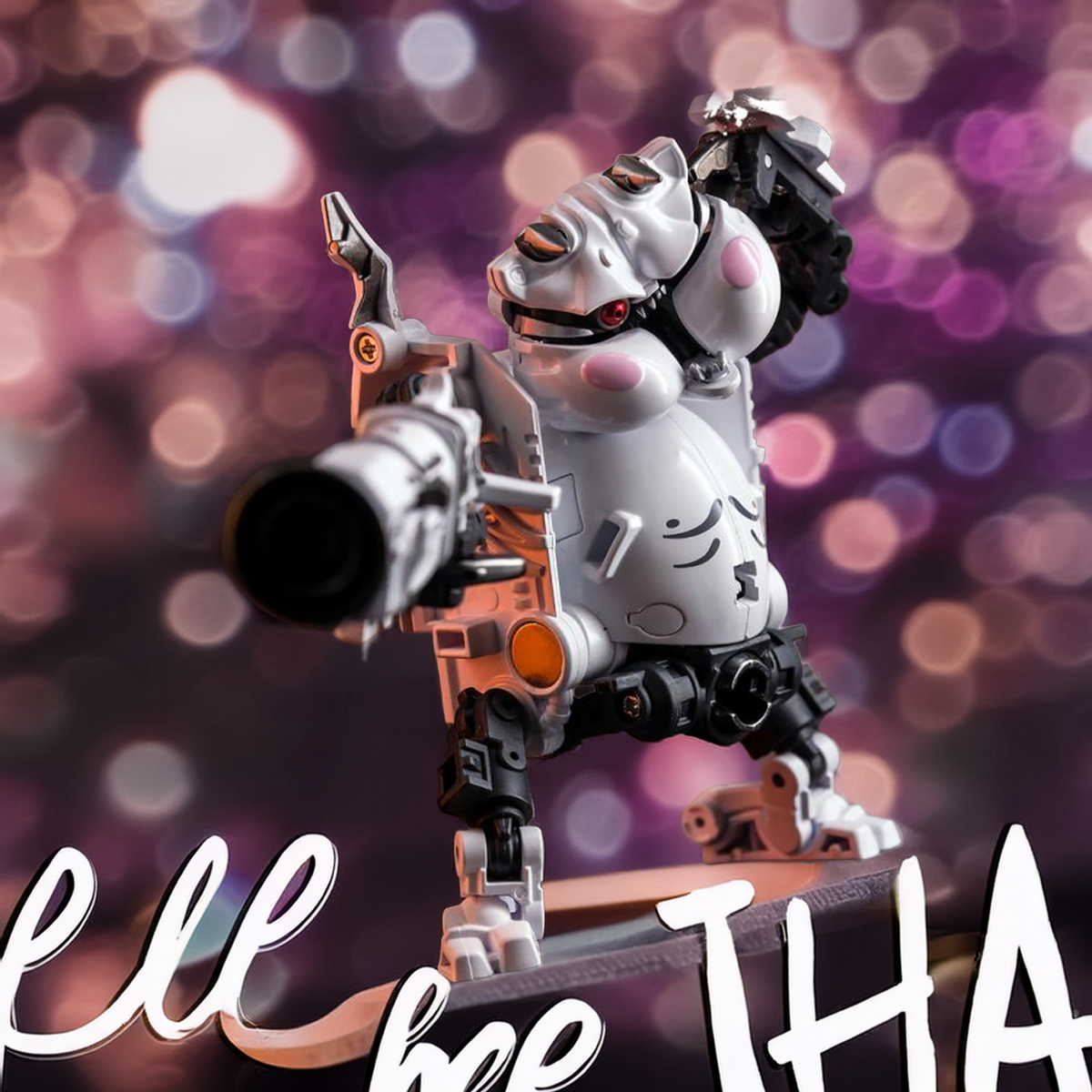 ToyWolf W-02 Dirty General Water Head Urinal Transforming Figure Original White - Detailed View 5