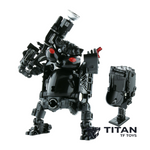 ToyWolf W-02B Dirty General Water Head Urinal Transforming Figure Black Edition - Official Product Photo
