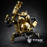 ToyWolf W-02G Dirty General Water Head Urinal Transforming Figure Gold Edition - Detailed View 2