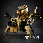 ToyWolf W-02G Dirty General Water Head Urinal Transforming Figure Gold Edition - Detailed View 3