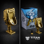 ToyWolf W-02G Dirty General Water Head Urinal Transforming Figure Gold Edition - Detailed View 5