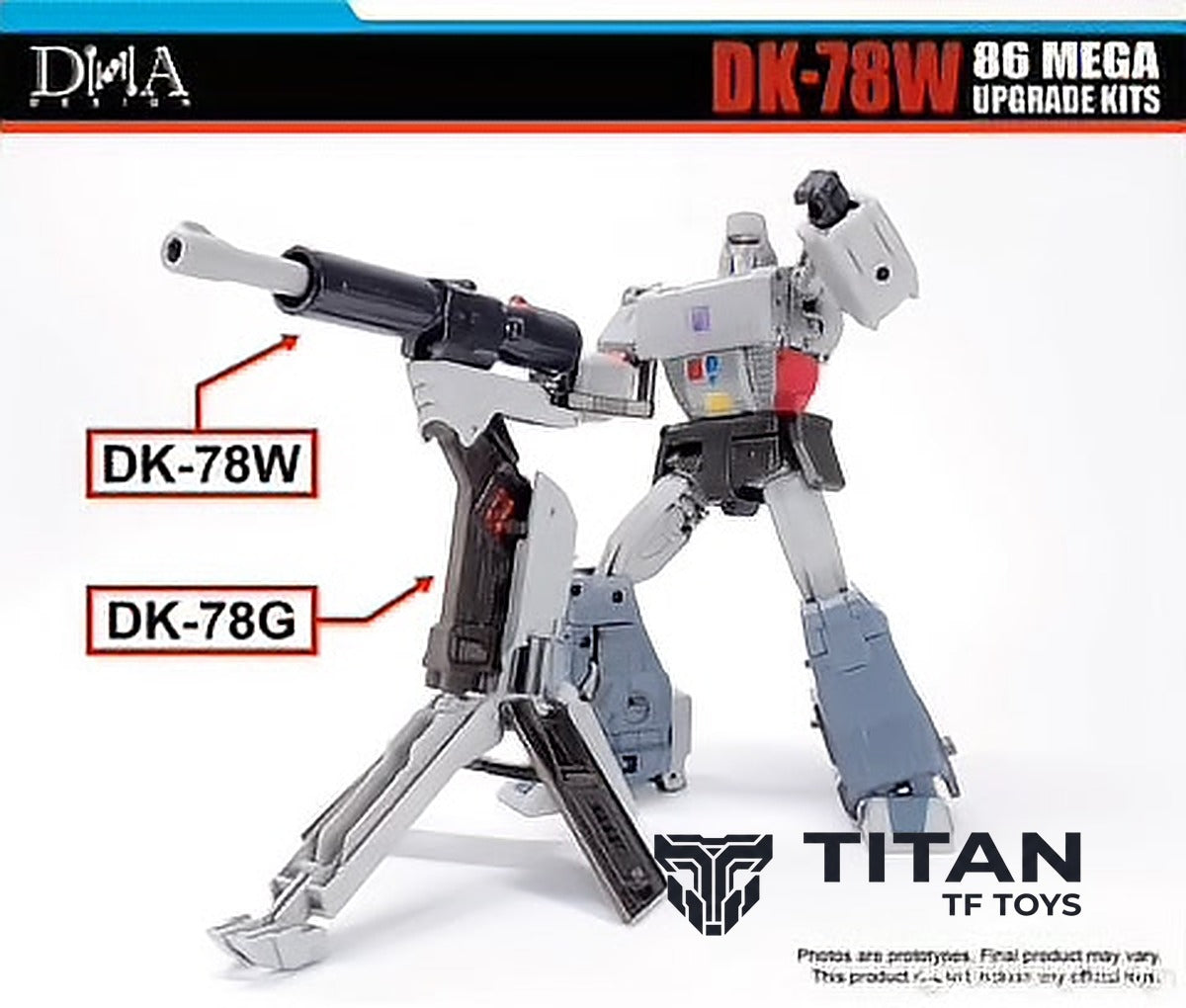 DNA Design DK-78W Studio Series SS86 Megatron Weapon Expansion Kit